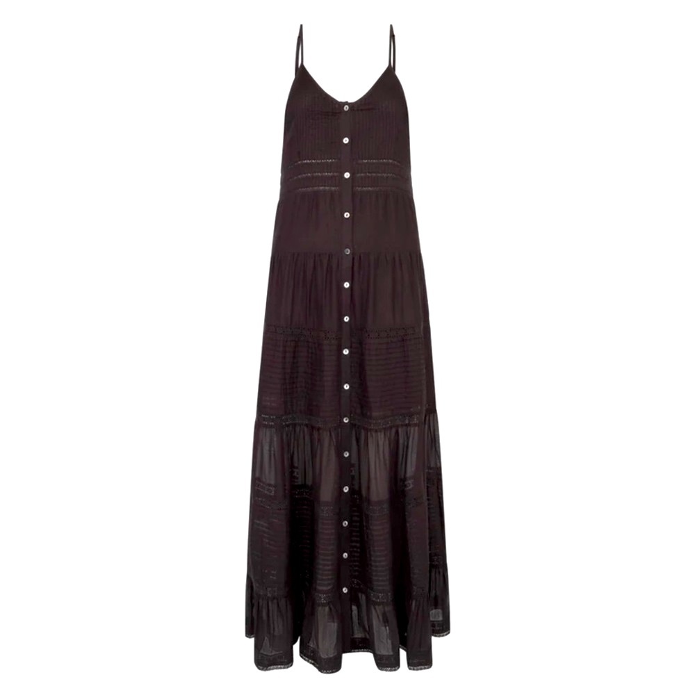 SPELL Dove Lace Strappy Dress Midnight - XXS